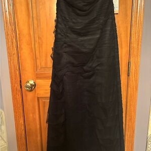 Bill Levkoff Black Strapless Dress